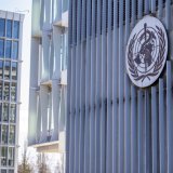 Les Etats-Unis veulent un accord rapide contre les pandémies mais anticipent un délai d'un ou deux ans à l'Organisation mondiale de la santé (OMS) à Genève (archives). Keystone/MARTIAL TREZZINI
